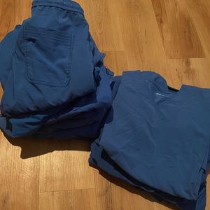 Royal blue scrubs